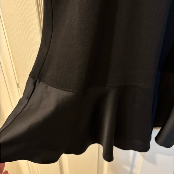 Chelsea28 Black Flounce Hem Midi Dress XL - Picture 5 of 10